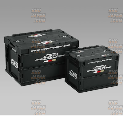 Mugen Folding Container Box - Black Medium 50L - RHDJapan