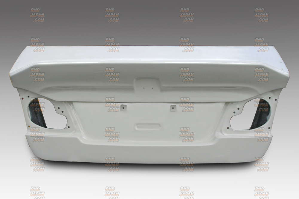 M&M Honda Aero Ducktail Trunk Lid Type 1 FRP With Holes - Civic Type-R FD2