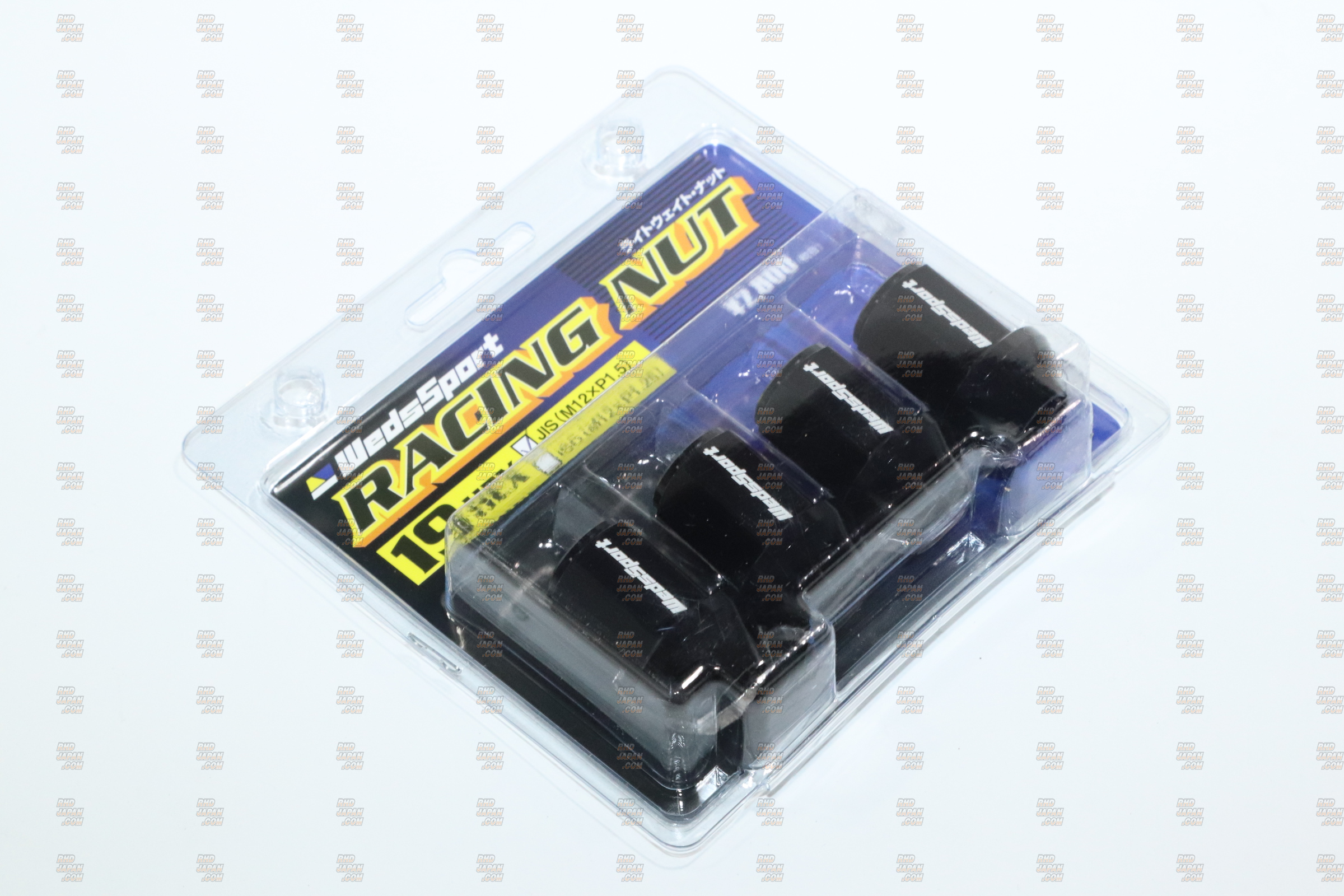 javaウッド WEDS WEDSSPORT RACING SHORT NUTS 19HEX M12xP1.5 BLACK 4pc