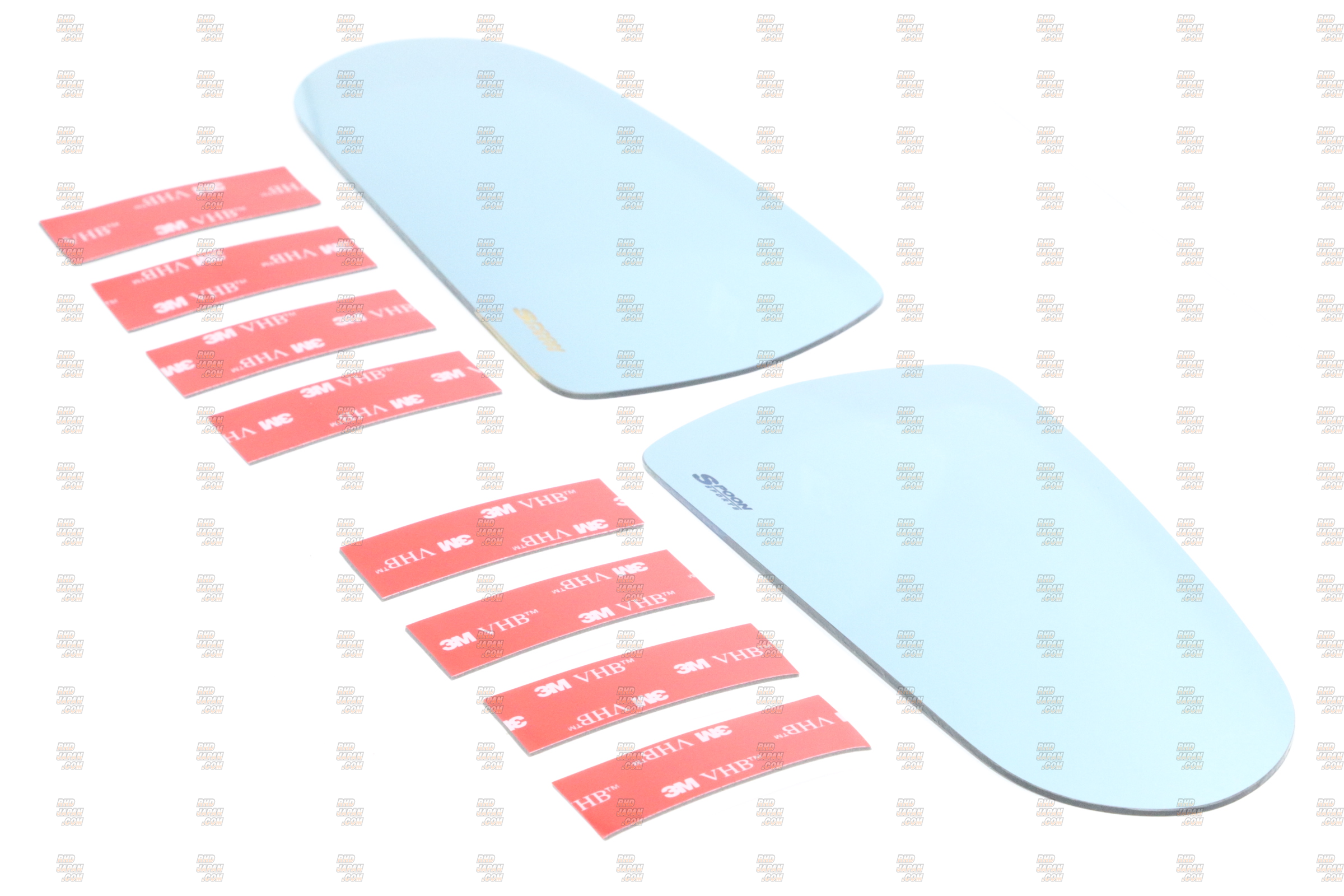 Spoon Sports Hydro-Blue Wide Mirror Glass Set - S660 JW5