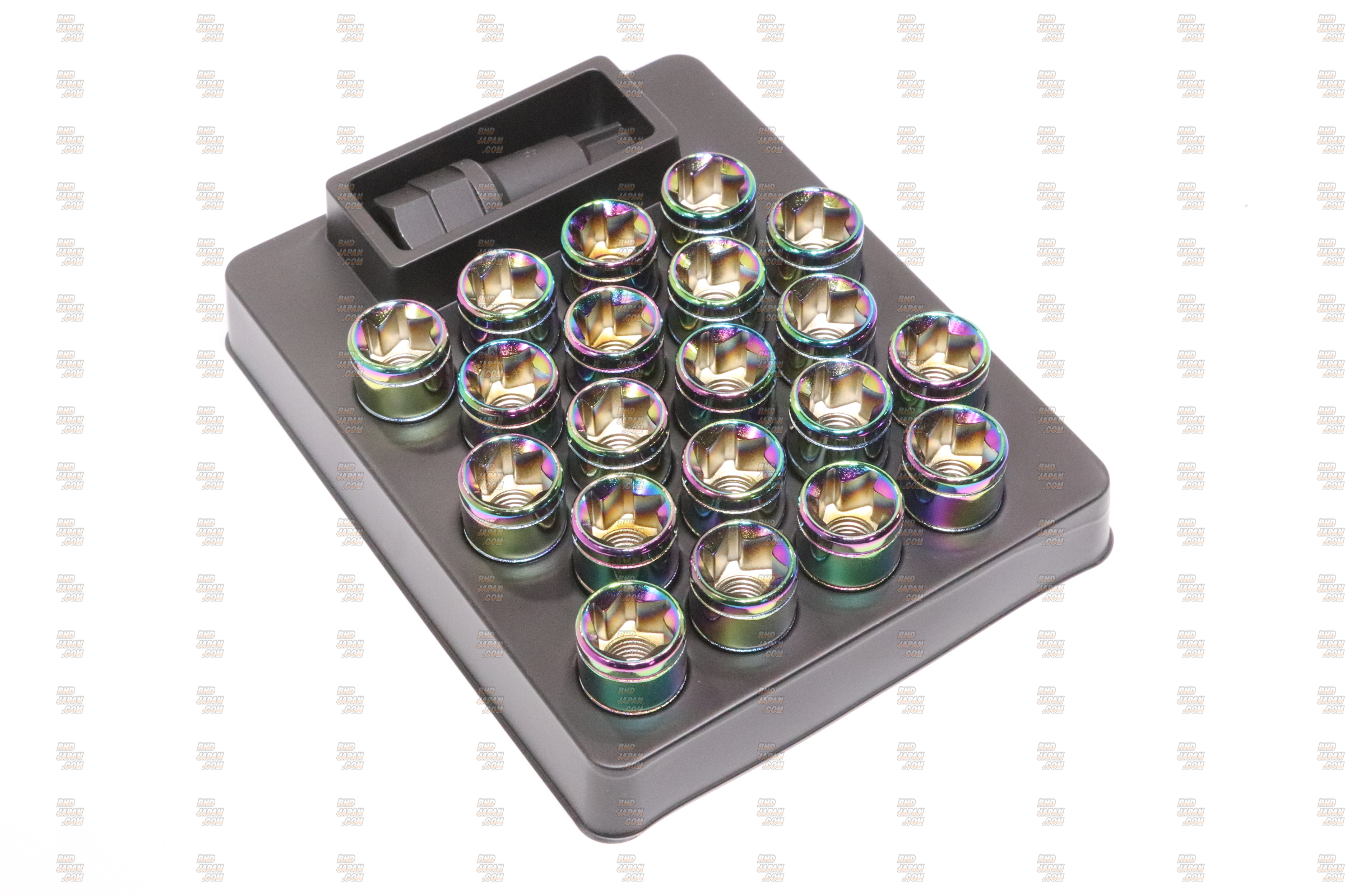 Kyo-Ei KICS Monolith T1/06 Open End Lug Nuts and Adapter Set