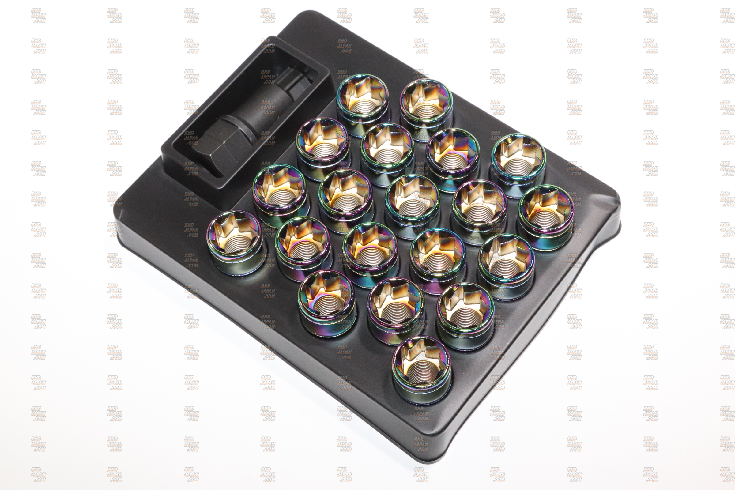 kyosuke Kyo-Ei KICS Monolith T1/07 Open End Lug Nuts and Adapter Set