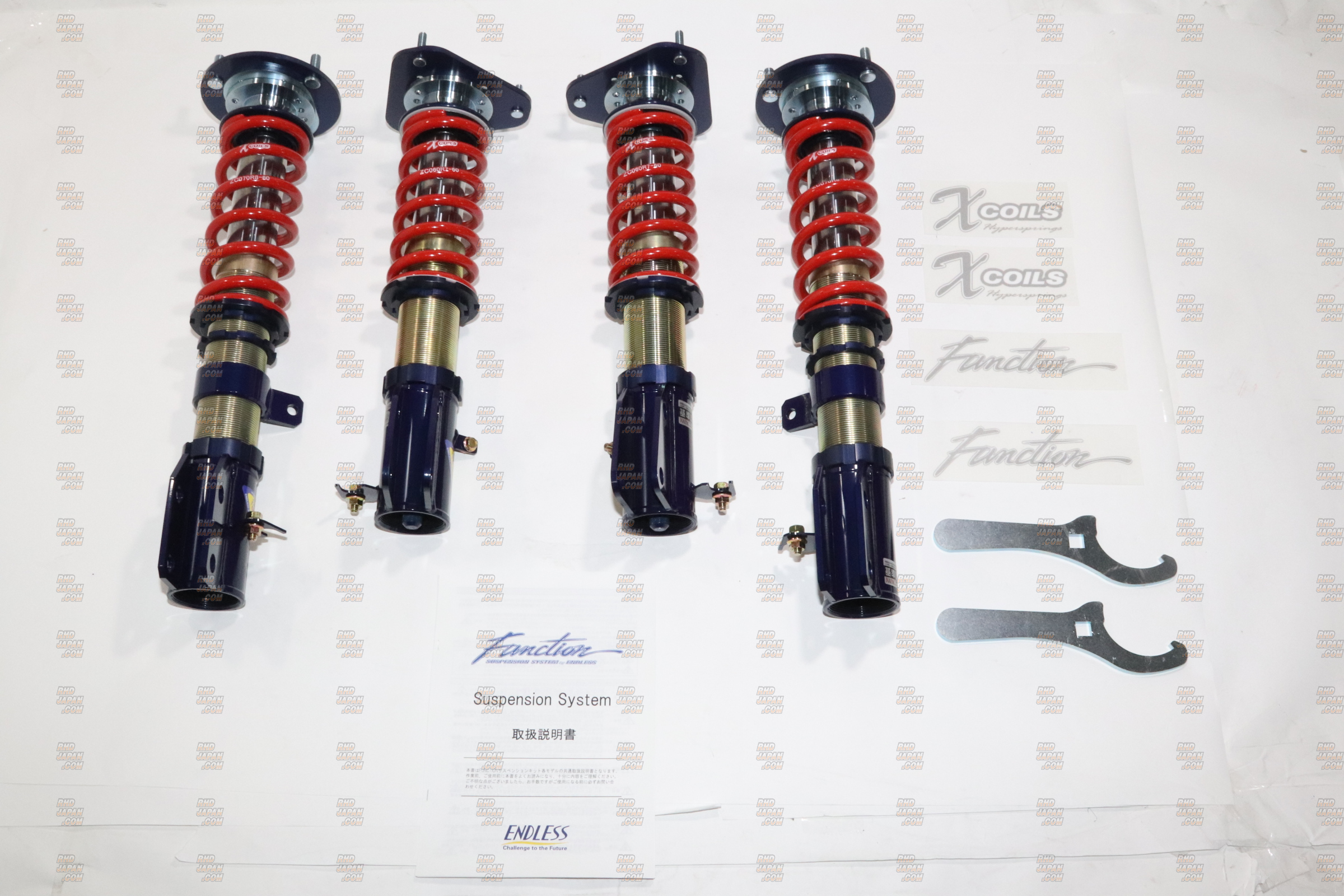 Endless Zeal Super Function Coilover Suspension Kit - ZZW30 - RHDJapan