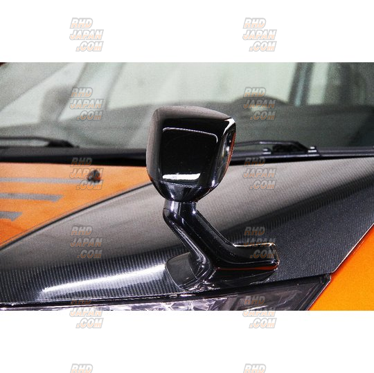 Auto Flags Bonnet Mirror Warm White Pearl - Delica CV1W CV2W CV4W CV5W