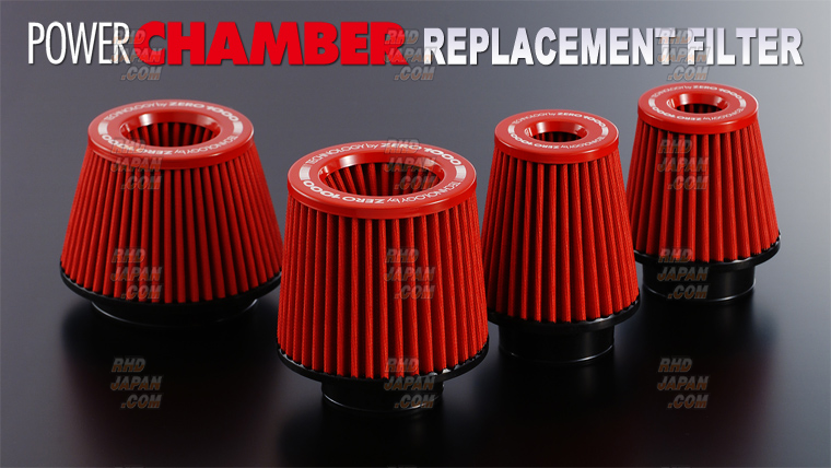 ZERO-1000 Top Fuel Power Chamber Replacement Filter Red - CS95