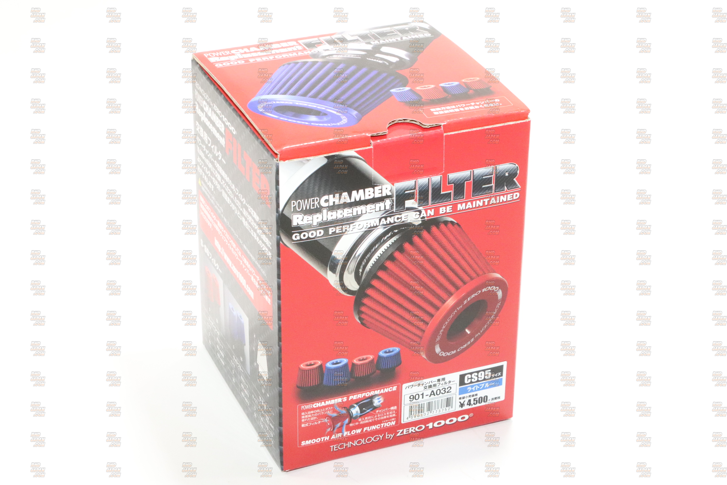 ZERO-1000 Top Fuel Power Chamber Replacement Filter Blue - CS95