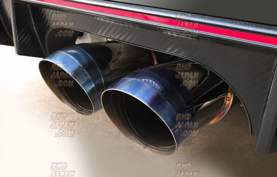 J's Racing Exhaust Plus Dual Semi-Titanium 70RS - FK7 FK8 FC1