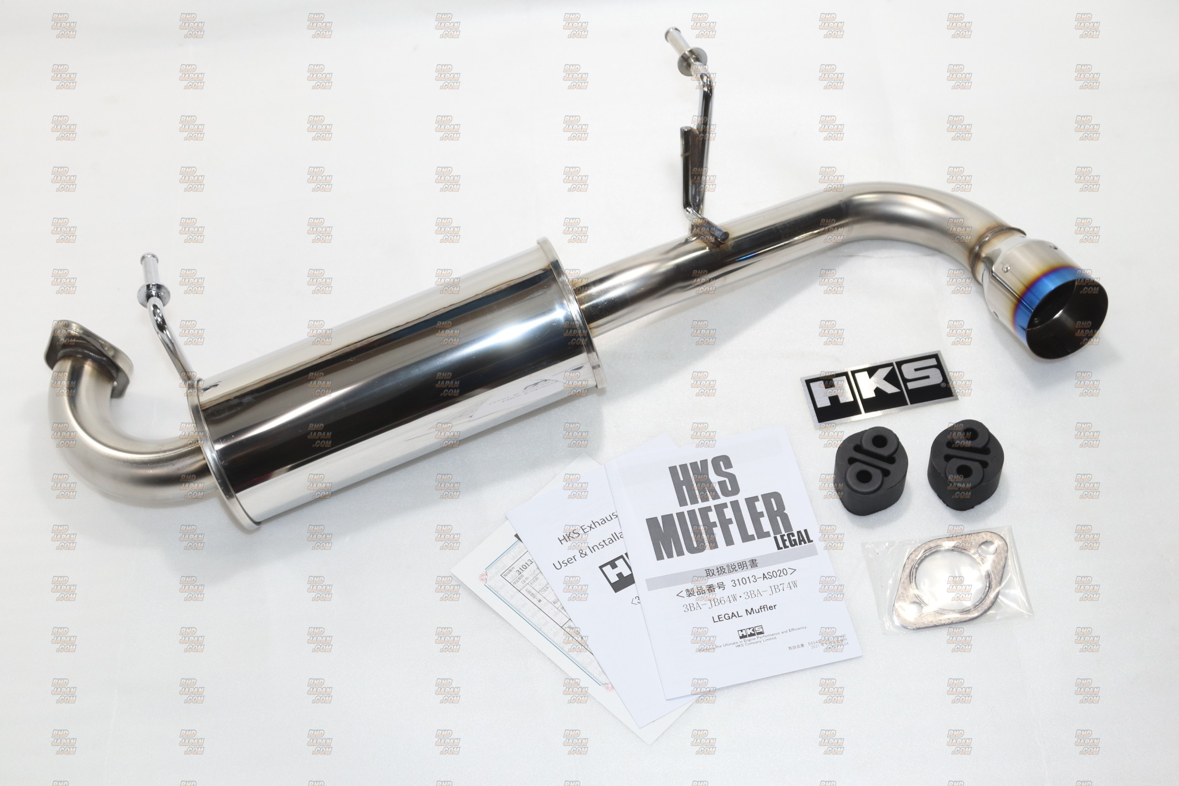 HKS Legal Muffler Exhaust System - Jimny JB64W JB74W from 01/19 to