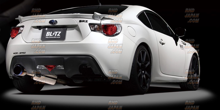 BLITZ NUR-SPEC ⁄ EXHAUST R Blitz F-Ti 0 BRZ ZN6 ZC6 SYSTEM MT3290 