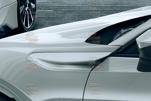 TRD Front Fender Aero Fin ABS White Pearl - ZN6 - RHDJapan
