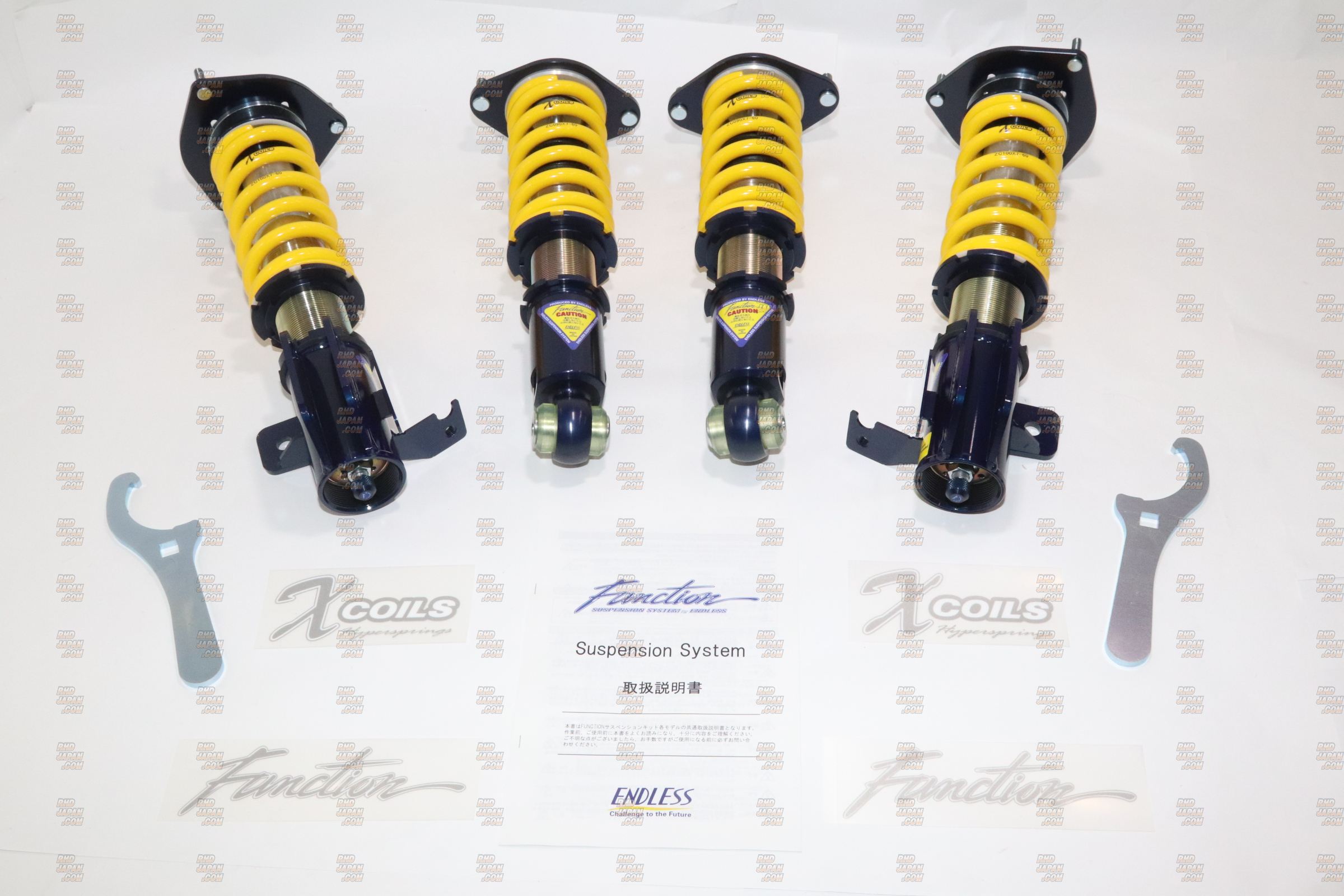Endless Zeal Function X Plus Coilover Suspension Hard - BRZ ZC6 86