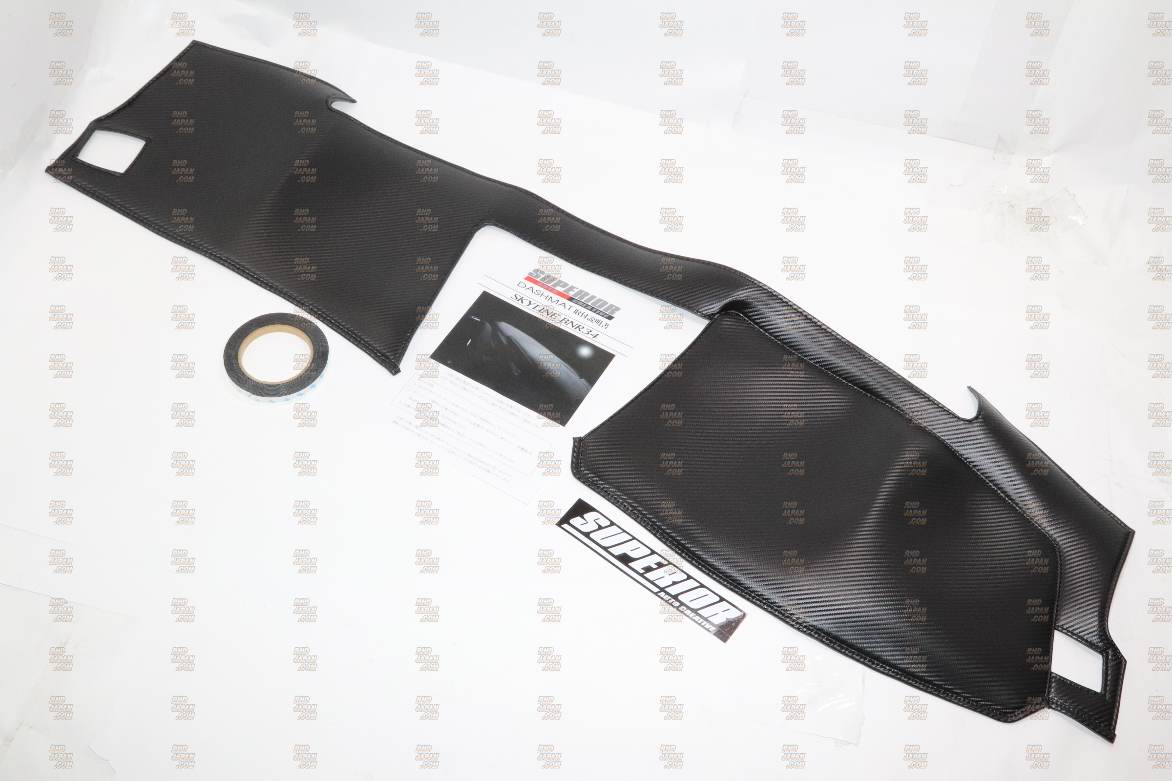 Superior Auto Creative Carbon Look Series Dash Mat - R34 - RHDJapan