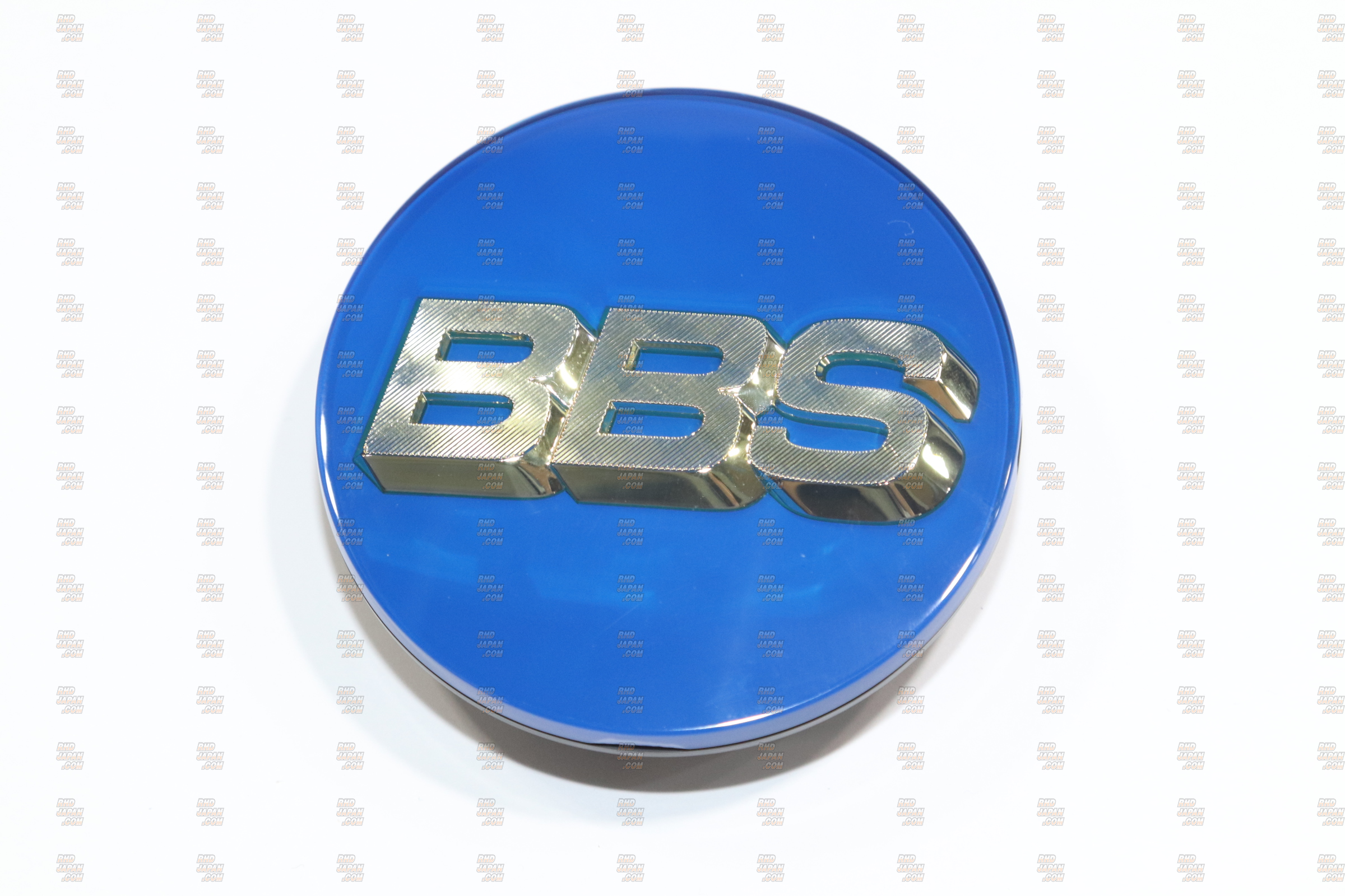 BBS Japan Wheel Center Cap Emblem - Blue 70mm with Ring - RHDJapan