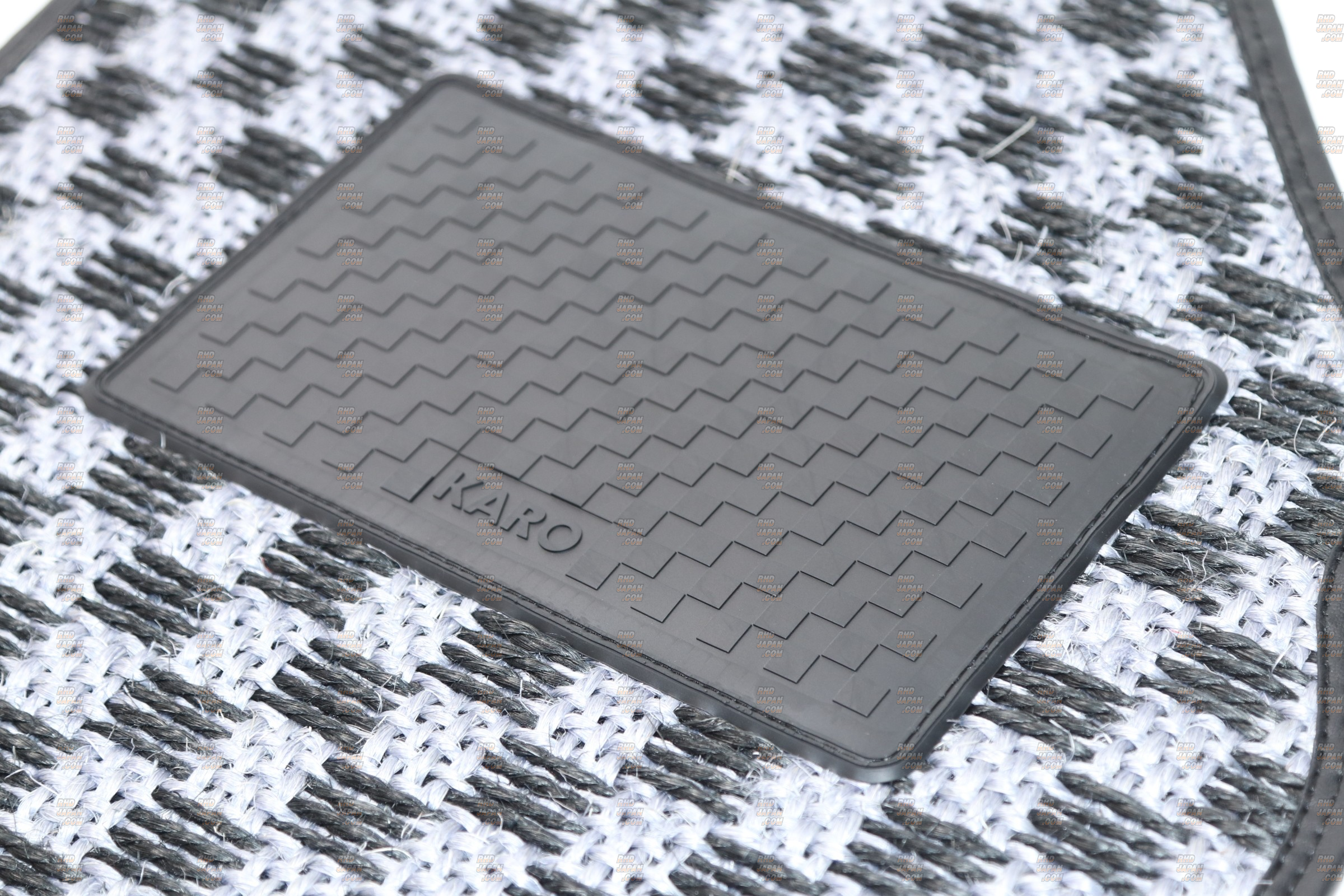 KARO Sisal Floor Mat Set Silver Black - ZC6 M/T - RHDJapan