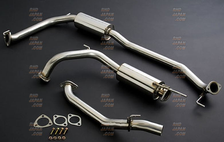 R304 SUS エキゾースト60R J's Racing R304 SUS Exhaust Muffler Rear Tail 60R - Civic FD2 Type