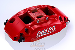 Endless 4Pot Front System Inch Up Kit Brake Caliper Set Red SSM