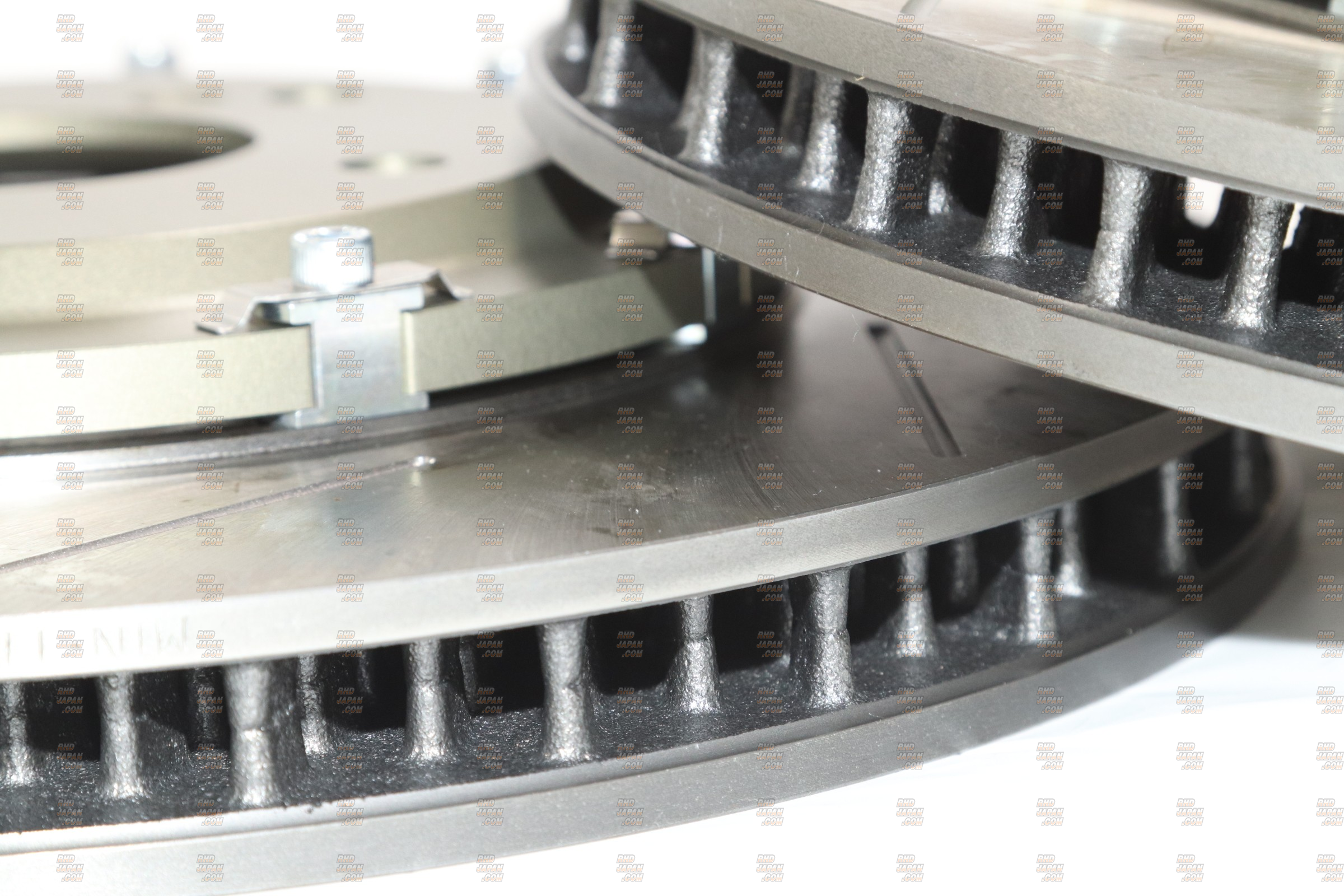 Project Mu SCR-GT Front Brake Rotor Set Brembo - Civic Type-R FL5