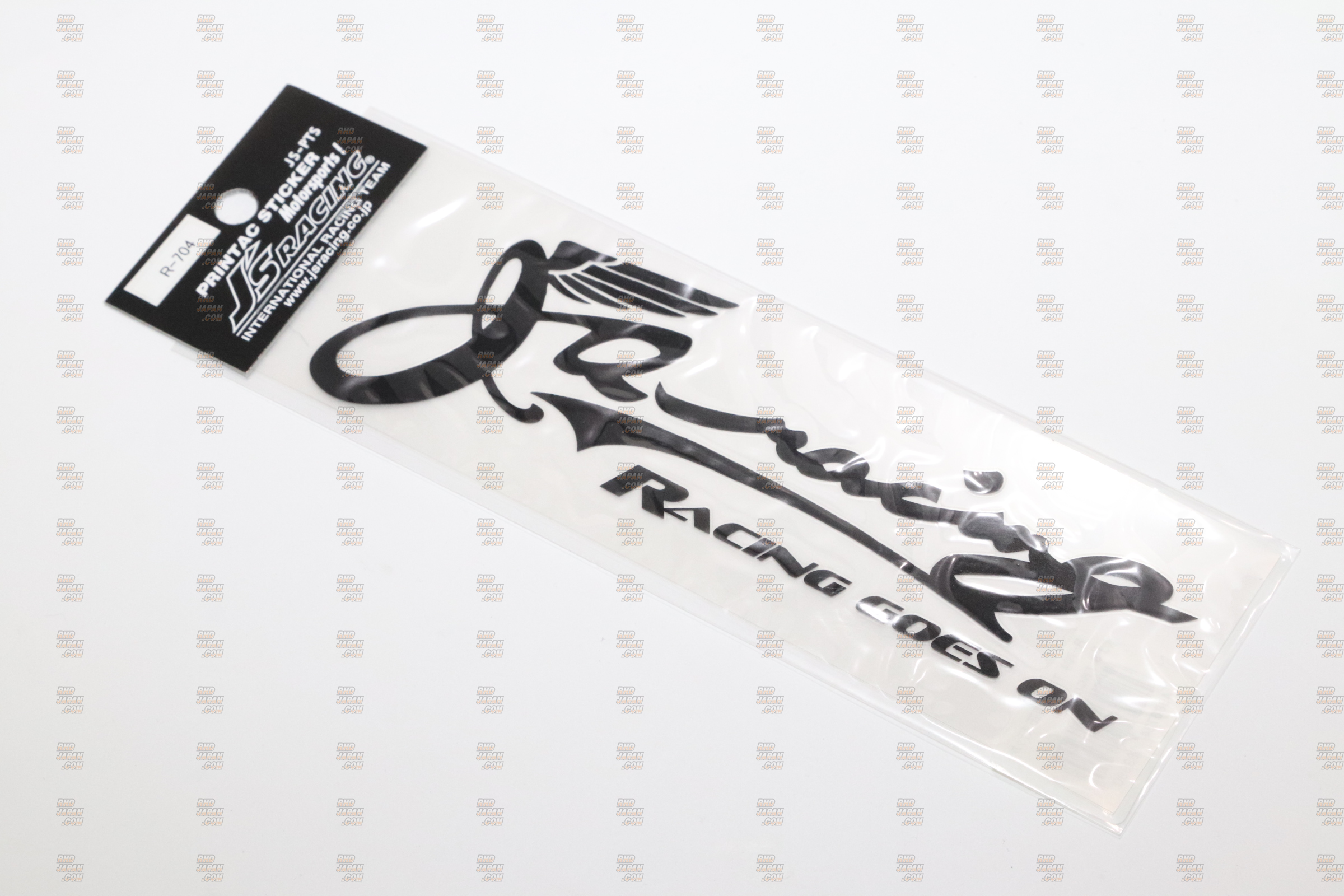 Toyo Mark J's Racing Racing Goes On Sticker - Black