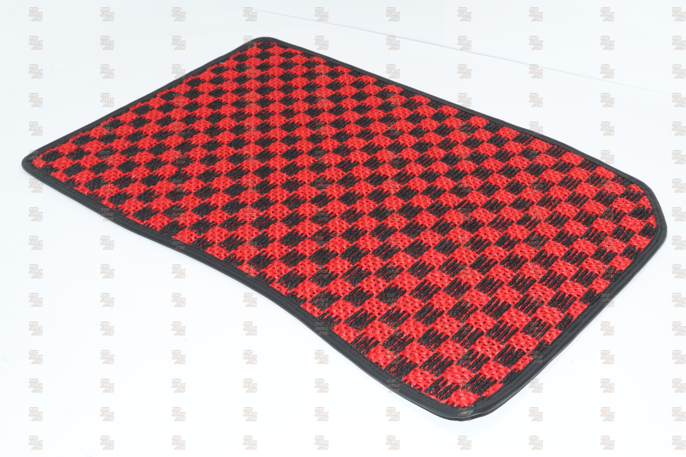 KARO Sisal Floor Mat Set Red Black - Civic Type-R FD2 - RHDJapan