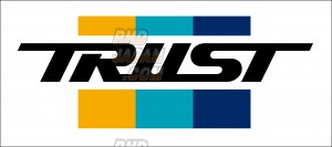 Trust Greddy Trust Logo Sticker 3 Colors Black Logo - M