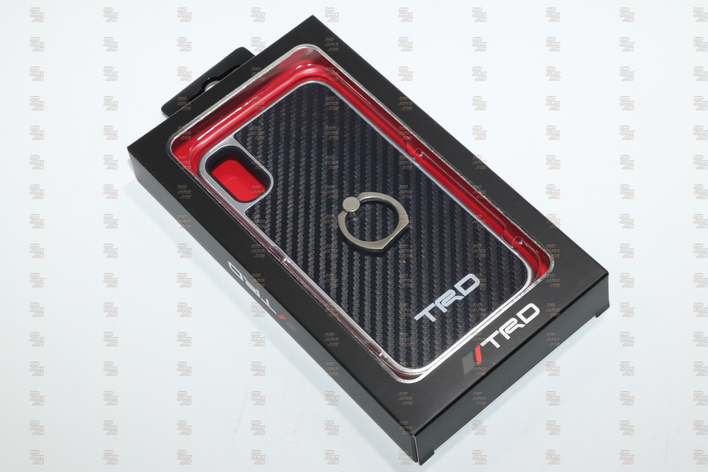 TRD iPhone XS & X Cover - Carbon Silver Black