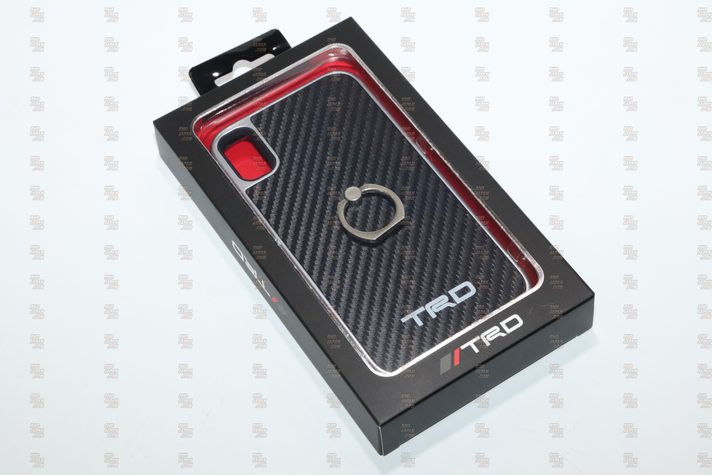 TRD iPhone XR Cover - Carbon Silver Black