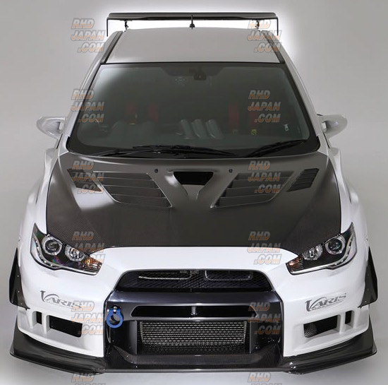 Varis Cooling Bonnet Hood Ver. 2 System 2 Carbon Fiber - CZ4A