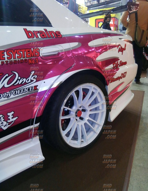 N-STYLE CUSTOM 汎用 前後オーバーフェンダーセットJZX81JZX90JZX100 4Dr専用　スタンス N-STYLE CUSTOM 汎用TYPE1 TYPE5 前後オーバーフェンダーセット