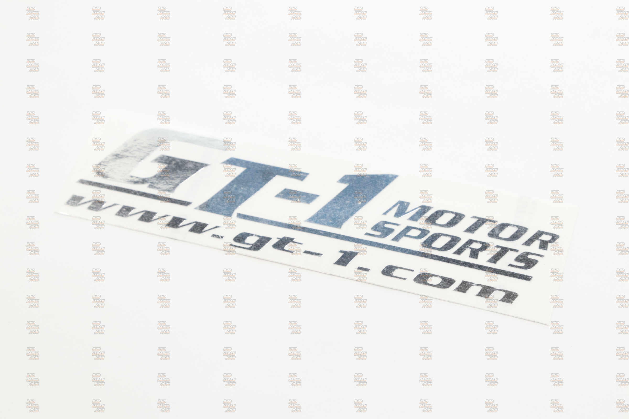 GT-1 Motorsports Cut Lettering Sticker Mirror - RHDJapan