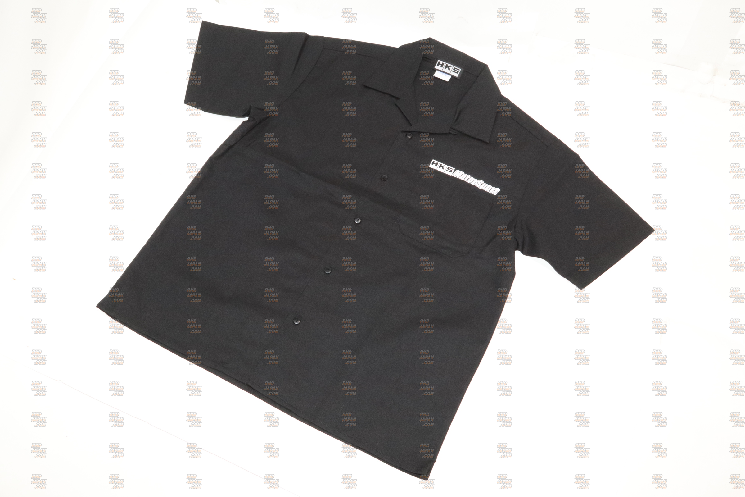 HKS Button Up Shirt Motor Sport Limited Edition - Black Medium