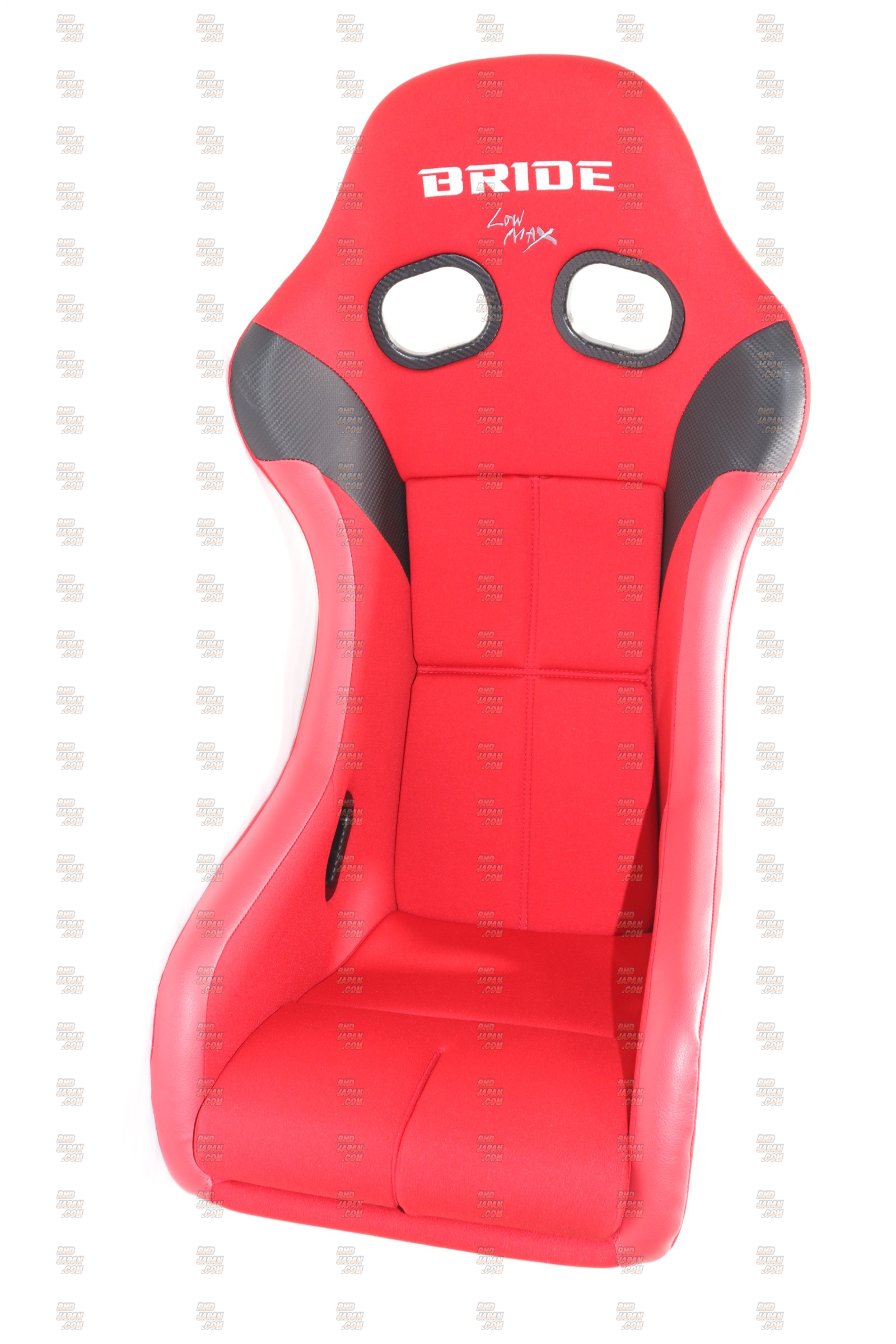 BRIDE ZETA IV Low Max Full Bucket Seat - Red FRP Shell - RHDJapan