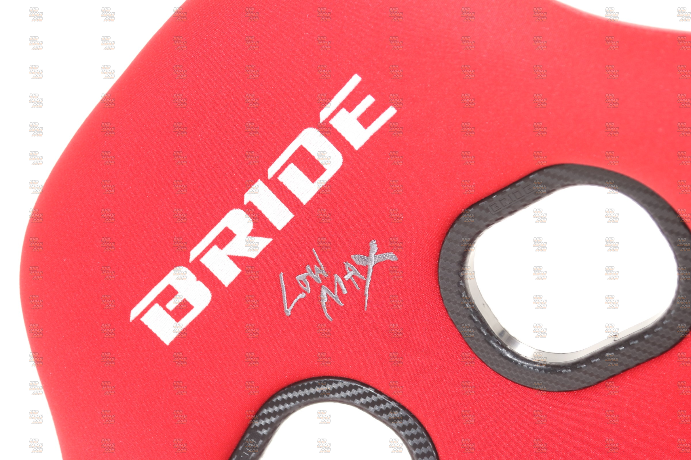 BRIDE ZETA IV Low Max Full Bucket Seat - Red FRP Shell - RHDJapan