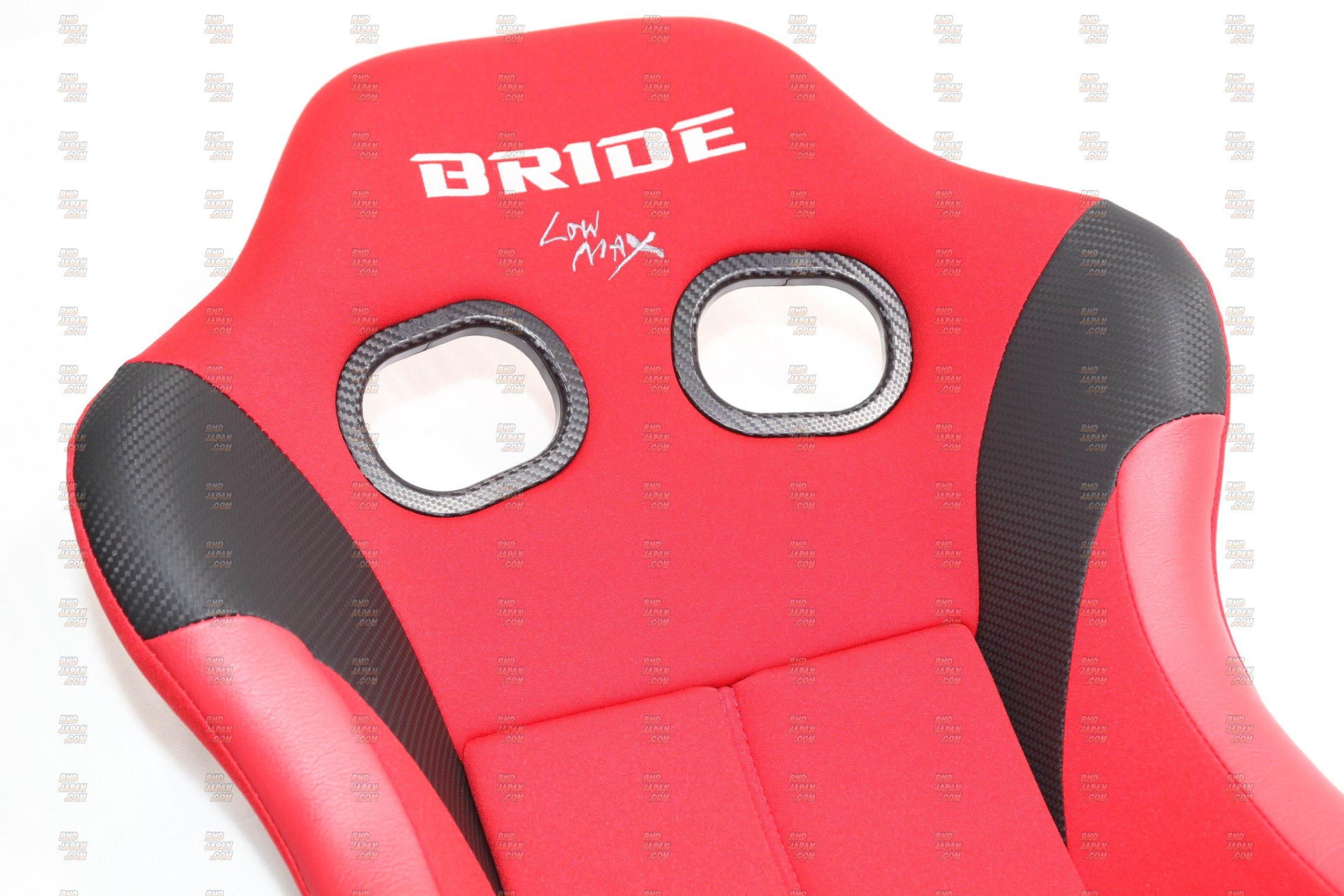 車のパーツ bride low max BRIDE ZETA IV Low Max Full Bucket Seat - Red FRP Shell - RHDJapan