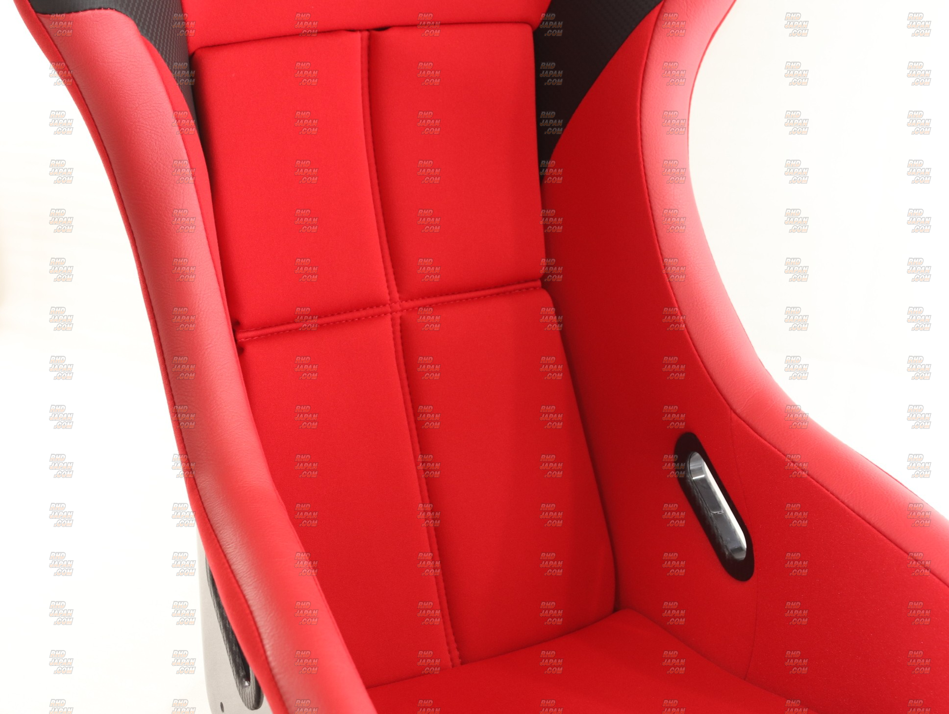 BRIDE ZETA IV Low Max Full Bucket Seat - Red FRP Shell - RHDJapan