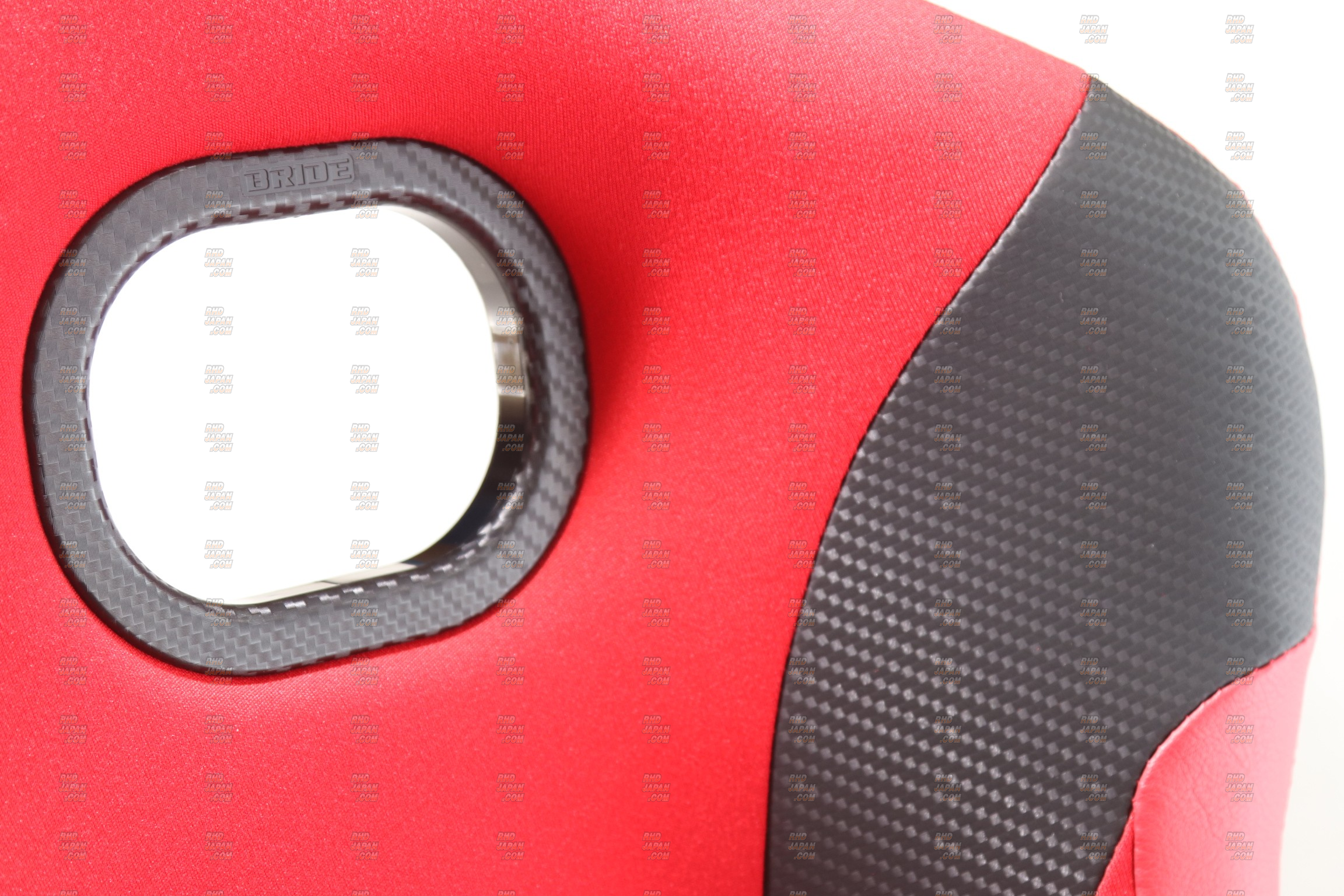 BRIDE ZETA IV Low Max Full Bucket Seat - Red FRP Shell - RHDJapan