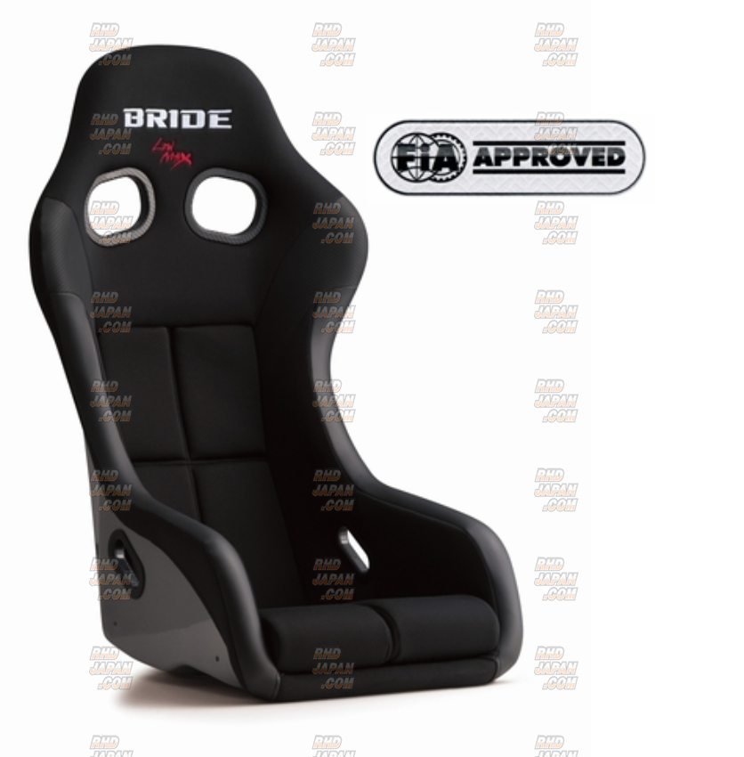 BRIDE ZETA IV Low Max Full Bucket Seat - Black FRP Shell - RHDJapan