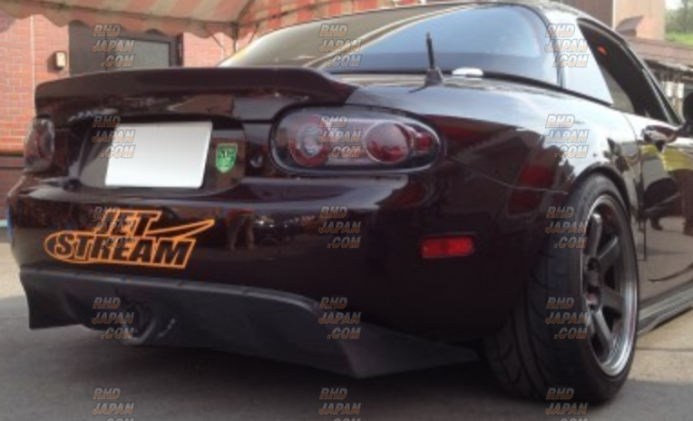 Jet Stream Diffuser Jet Stream Rear Under Diffuser FRP Matt Black Urethane Coating ...