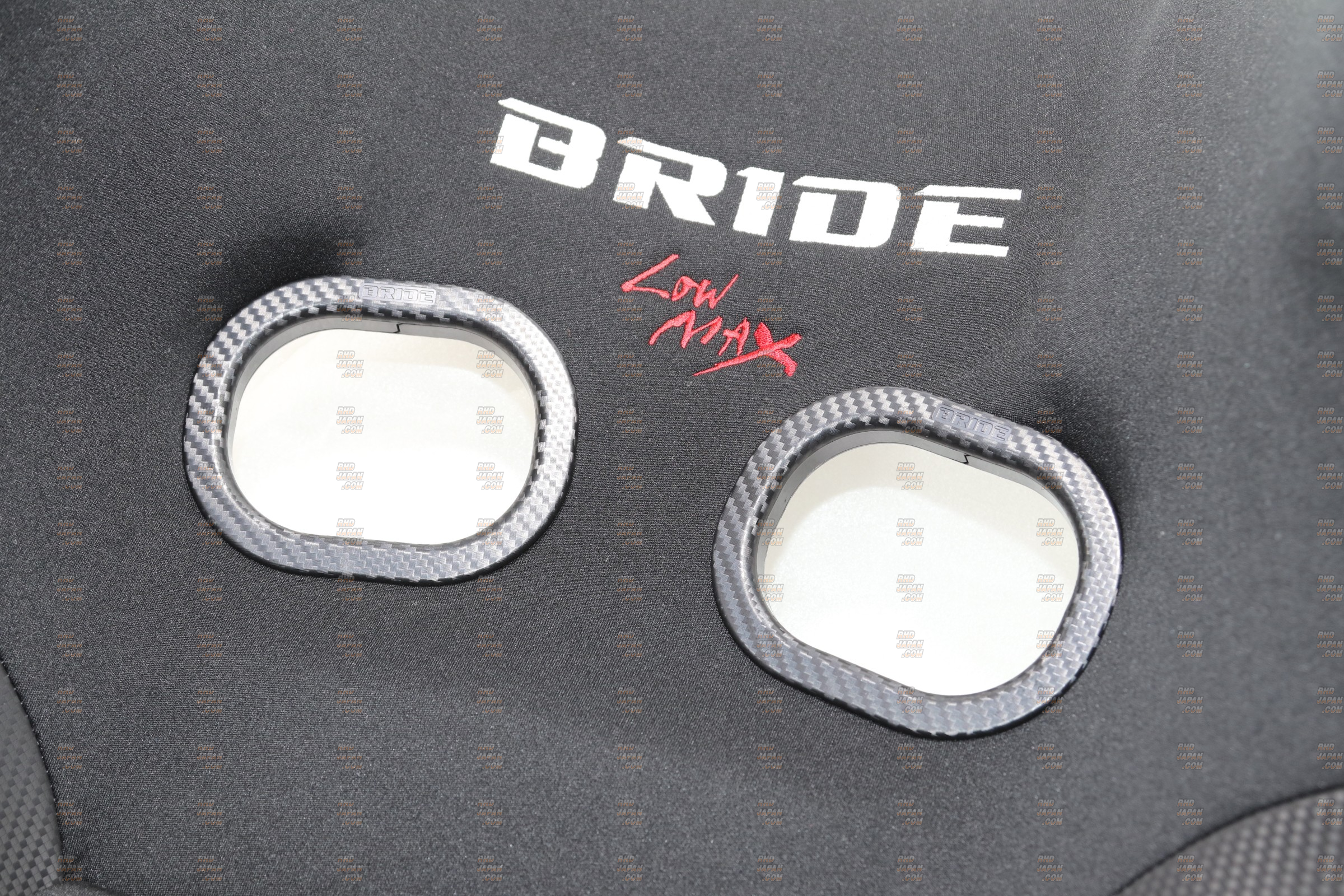 BRIDE XERO MS Low Max Full Bucket Seat - Black FRP Silver Shell