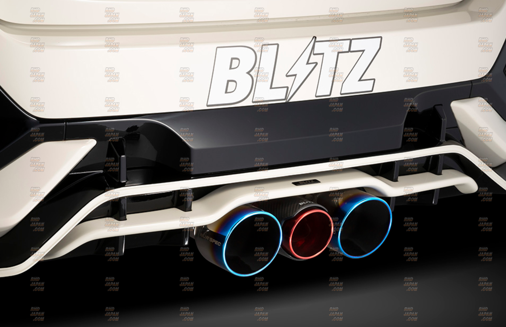 Blitz Aero Speed R-Concept Rear Bumper Garnish FRP - Civic Type-R 