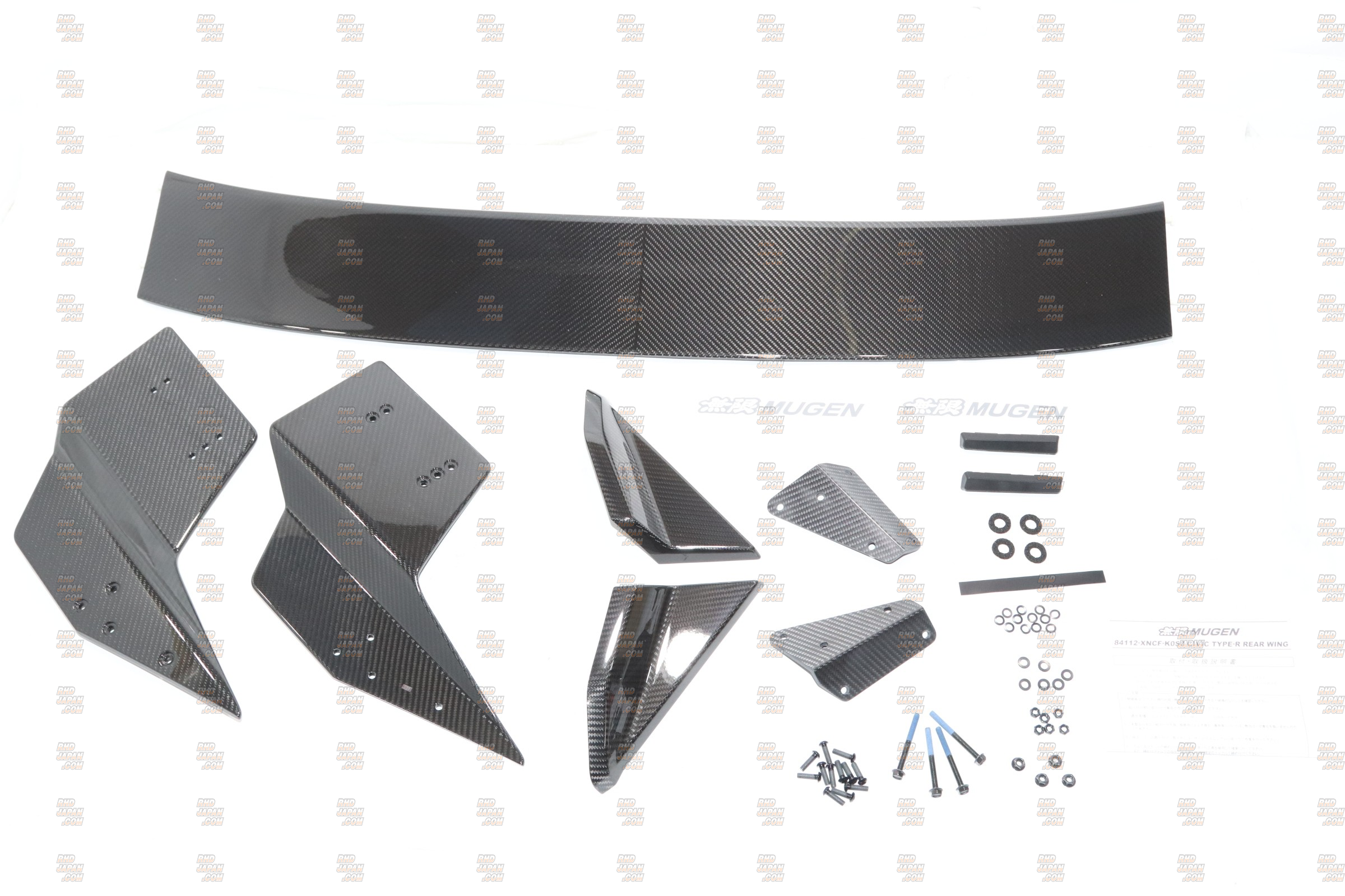 WING Mugen Wing Spoiler Dry Carbon Fiber - Civic Type-R FK8 - RHDJapan