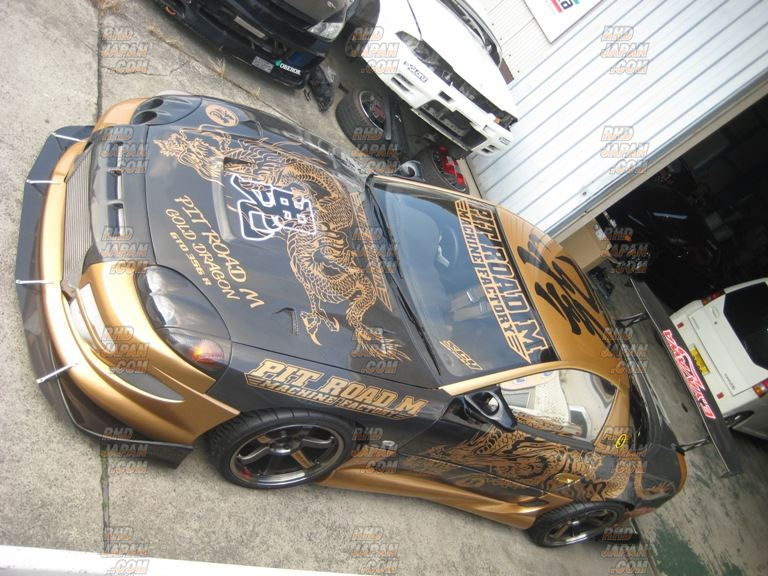 Pit Road M Hachimaki Window Sticker Gold - GTO Z15A Z16A