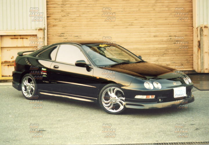 Doobie Front Lip Spoiler FRP Black Gel Coat - DC1 DC2