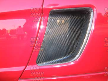 i's impact Rear Side Air Duct Set Carbon Fiber - NSX NA1 NA2