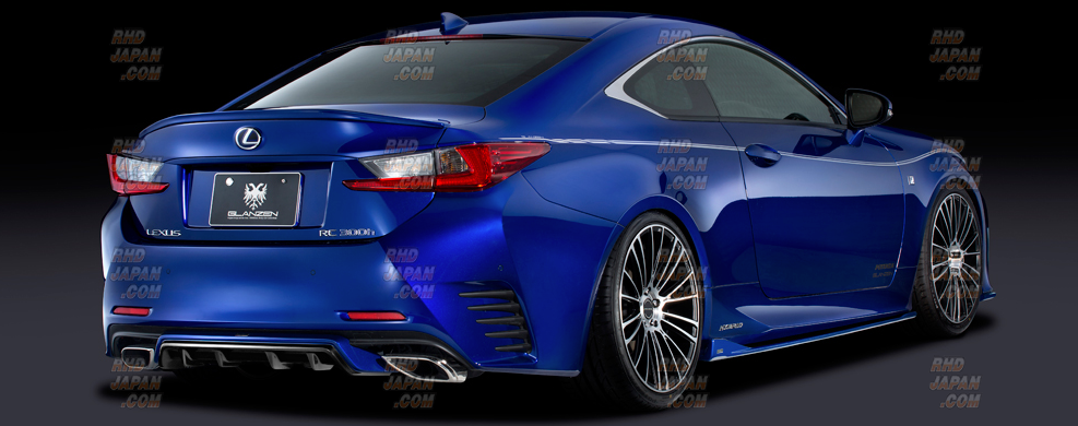 Silk Blaze Glazen Rear Diffuser Wet Carbon Fiber - Lexus RC300h AVC10 ...