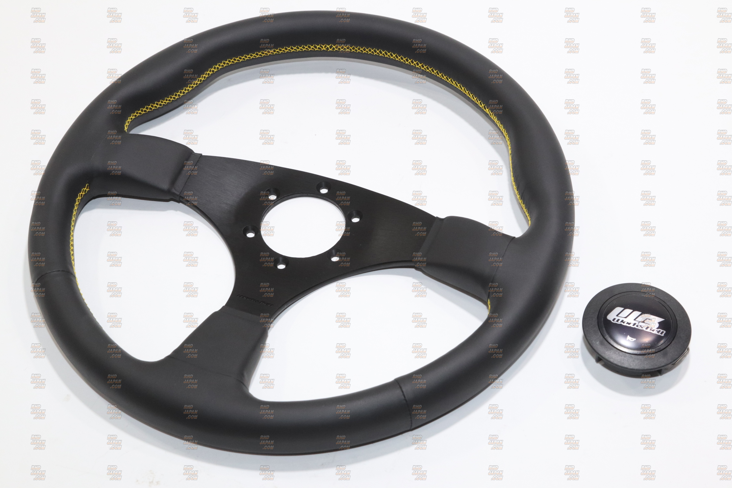 Works Bell WB Steering Wheel Type III - Yellow Stitch - RHDJapan