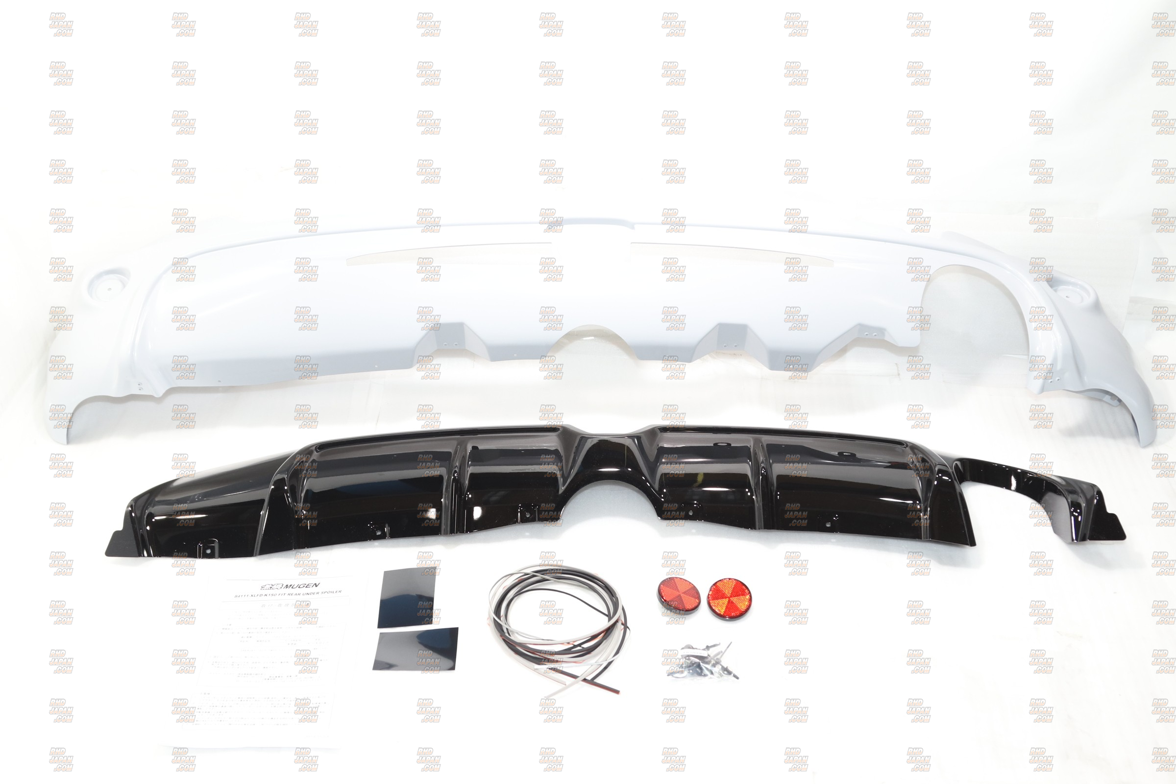 MUGEN FIT GE8 RS 後期 Front Under Spoiler Mugen Rear Under Spoiler