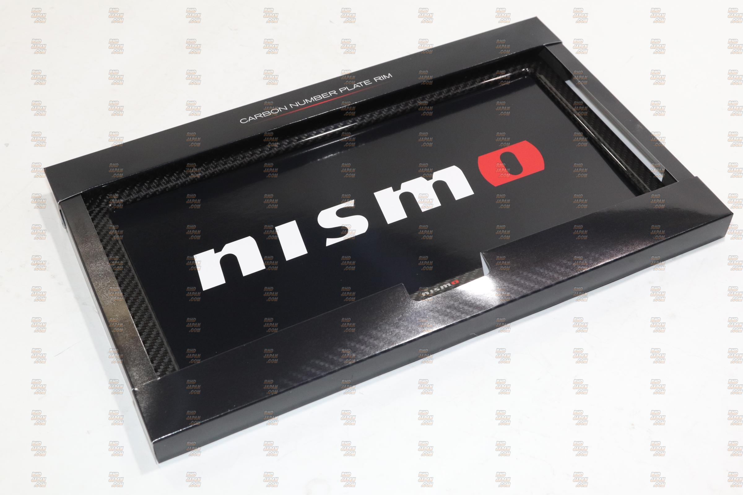 thumbnail image 2 of IPick Image Nissan NISMO Black Carbon Fiber Finish License Plate Frame Stainless 2 of 6