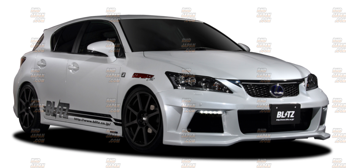 Blitz Aero Speed R-Concept Front Lip Spoiler Day Light Set - Lexus 