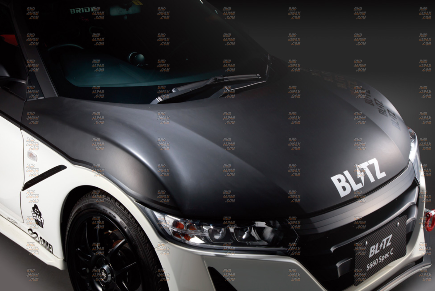 Blitz Aero Speed R-Concept Aero Bonnet Carbon Fiber - S660 JW5 
