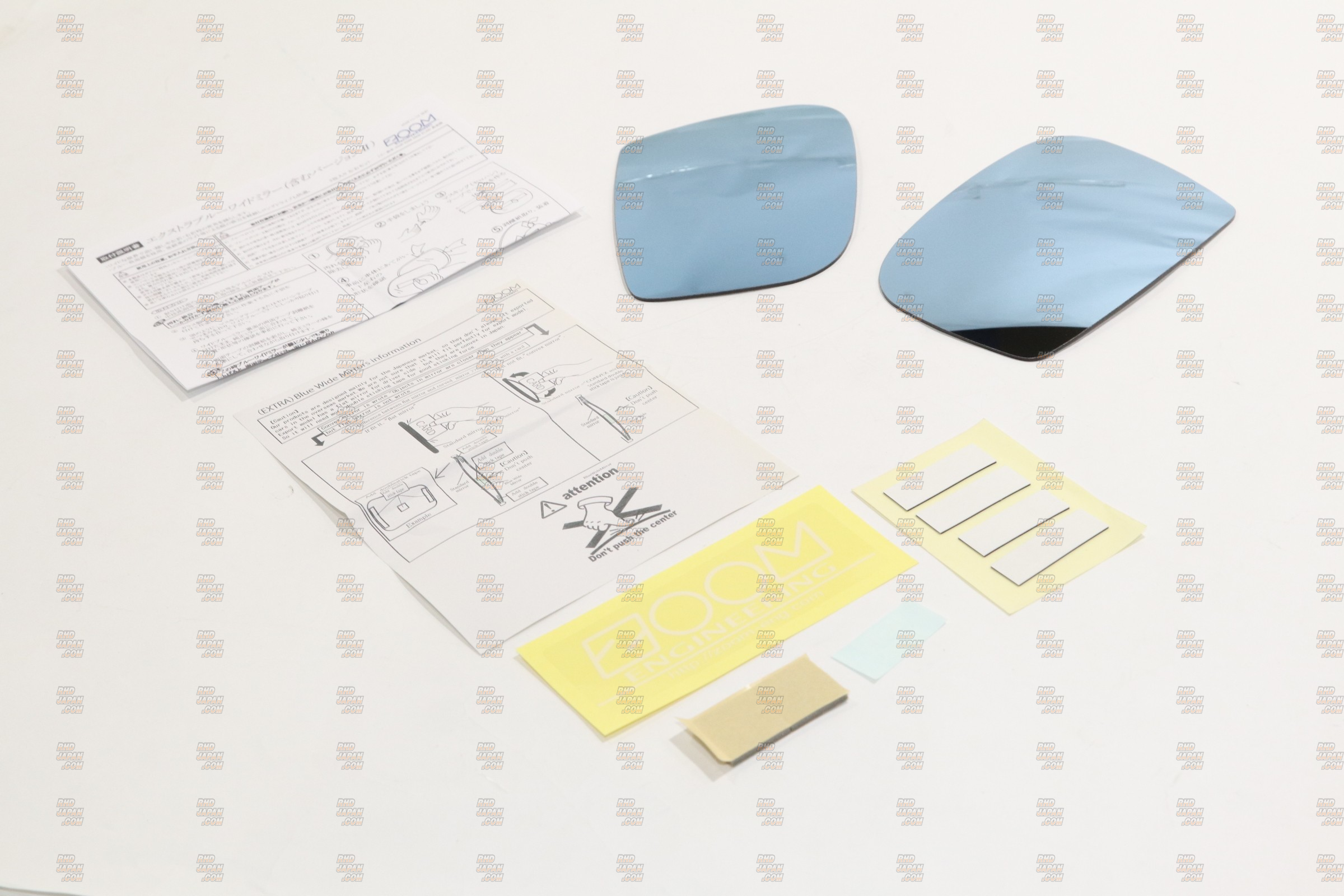 Zoom Engineering Extra Blue Wide Side Mirror Set - Impreza GH2 GH3 GH7 GH8 WRX STI GRB A-Line GRF